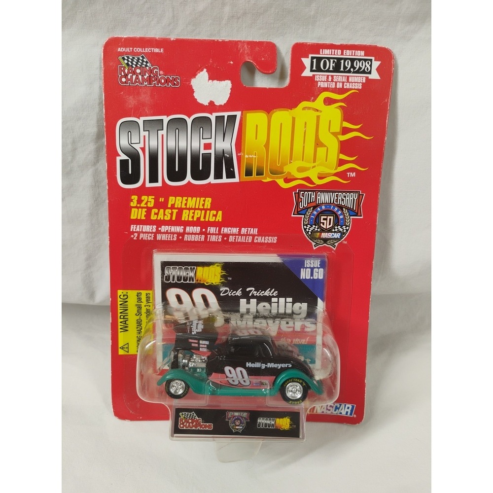 Racing Champions 1/64 Stock Rods #60, Dick Trickle #90 Heilig Meyers '34 Ford